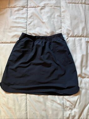 Izod Black Active Mini Skirt with Side Pockets